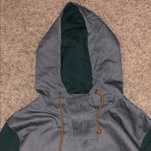 Mens medium quarter button hoodie - Picture 2 of 4